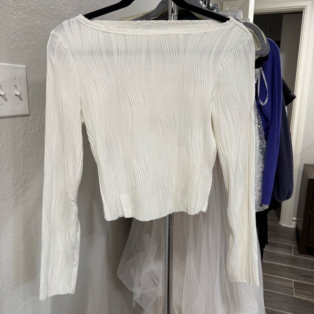 Elegant White Women's Top